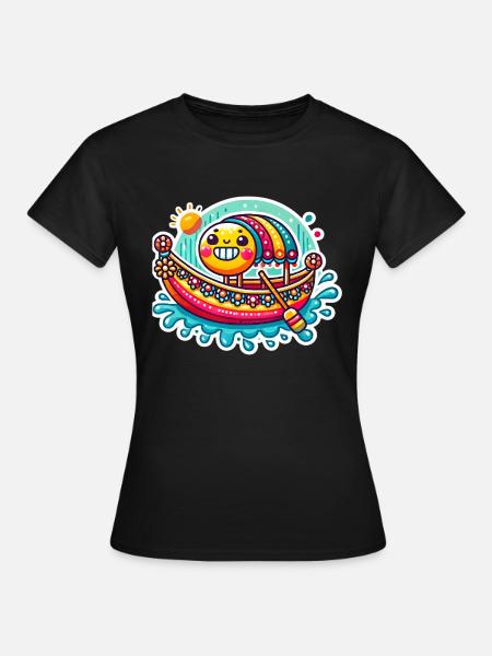 spreekahn - Frauen T-Shirt - Schwarz