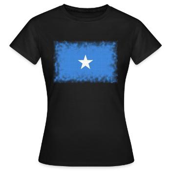 Geschenk für Somalia - Frauen T-Shirt - Schwarz - Vorne - AI Model Female 172 dark (172cm)