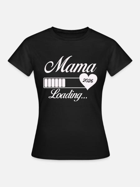 Mama laden 2026 - Vrouwen T-shirt - zwart