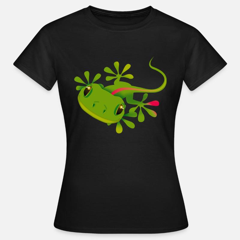 a gecko - Women's T-Shirt - black