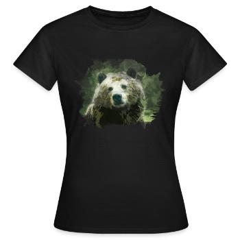 Ours - T-shirt Femme - noir - Devant - AI Model Female 172 dark (172cm)