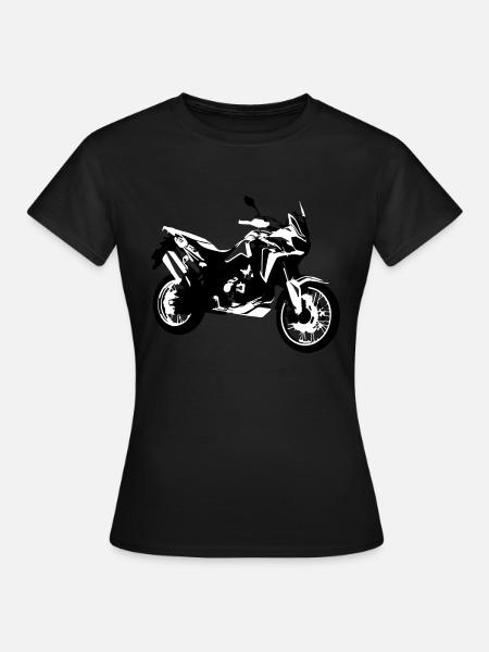 CRF 1000L Africa Twin_zweifarbig - Frauen T-Shirt - Schwarz