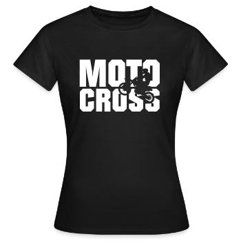 Motocross - T-shirt Femme - noir - Devant - AI Model Female 172 dark (172cm)