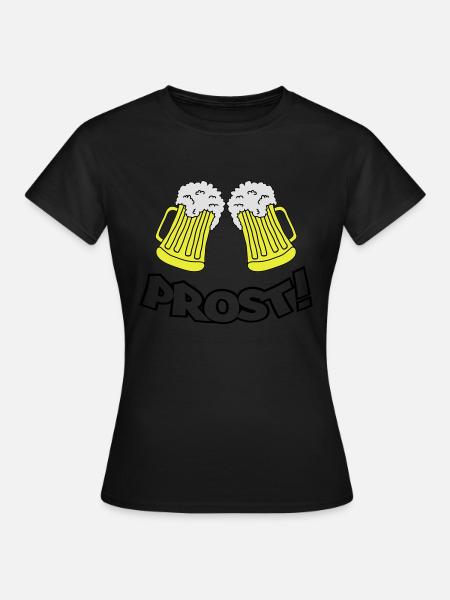 prost - Frauen T-Shirt - Schwarz