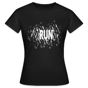 Courir - T-shirt Femme - noir - Devant - AI Model Female 172 dark (172cm)