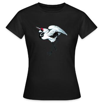 Grue LoPi - T-shirt Femme - noir - Devant - AI Model Female 172 dark (172cm)