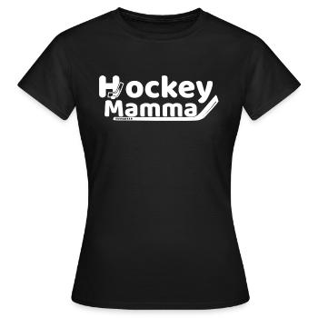 Hockey Mutter weiß - Frauen T-Shirt - Schwarz - Vorne - AI Model Female 172 dark (172cm)