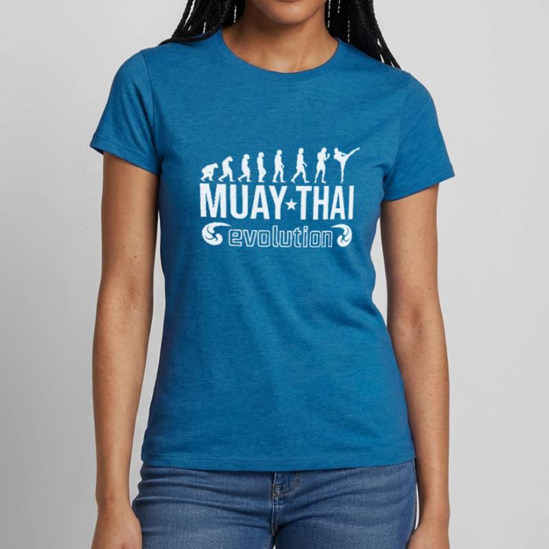 Evolution du Muay Thai | La boxe thaïe l'évolution T-shirt Femme