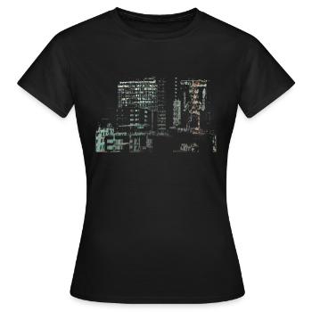 Building Art brésilien - T-shirt Femme - noir - Devant - AI Model Female 172 dark (172cm)