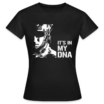ARMEE IN MEINER DNA - Frauen T-Shirt - Schwarz - Vorne - AI Model Female 172 dark (172cm)