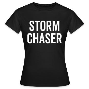 Storm Chaser - Women's T-Shirt - black - Front - AI Model Female 172 dark (172cm)