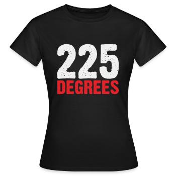 225 DEGREES GRILLED BBQ SEASON - Women's T-Shirt - black - Front - AI Model Female 172 dark (172cm)