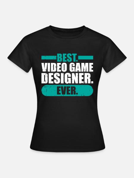 Video Game Designer - Frauen T-Shirt - Schwarz