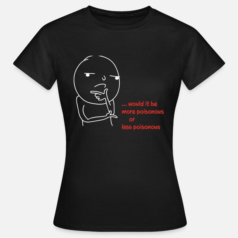 would it be - Women's T-Shirt - black