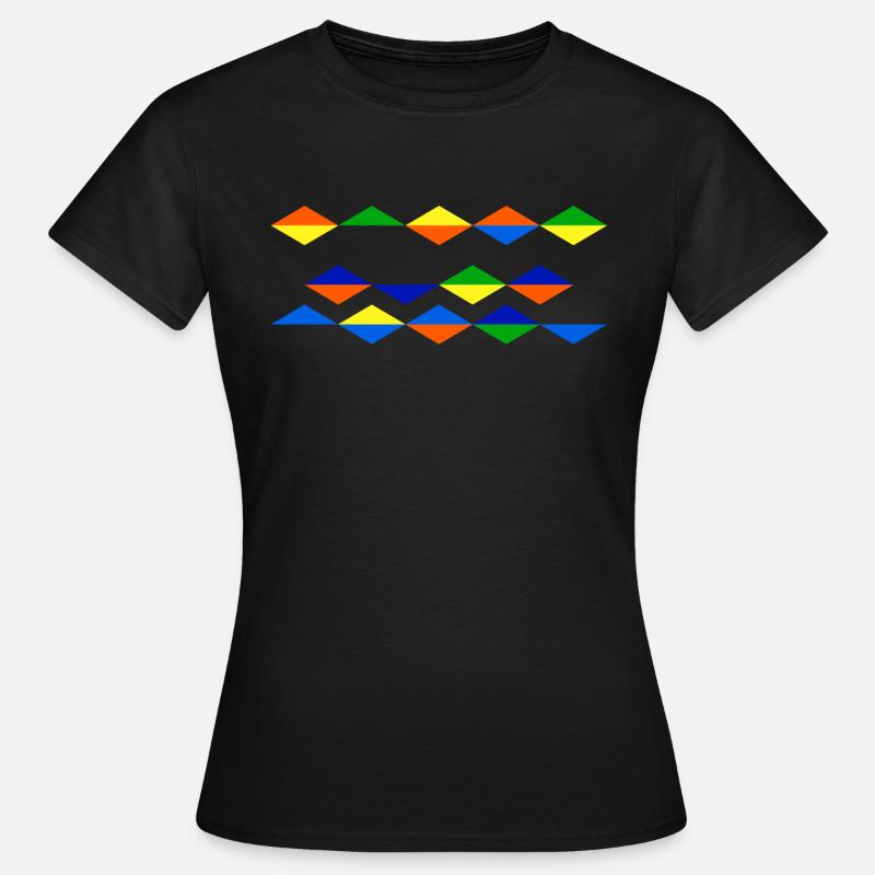 diamonds - Frauen T-Shirt - Schwarz