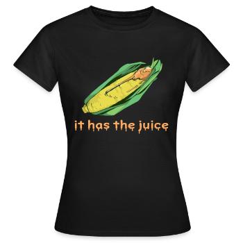 Corn Tik tok Trend - Frauen T-Shirt - Schwarz - Vorne - AI Model Female 172 dark (172cm)