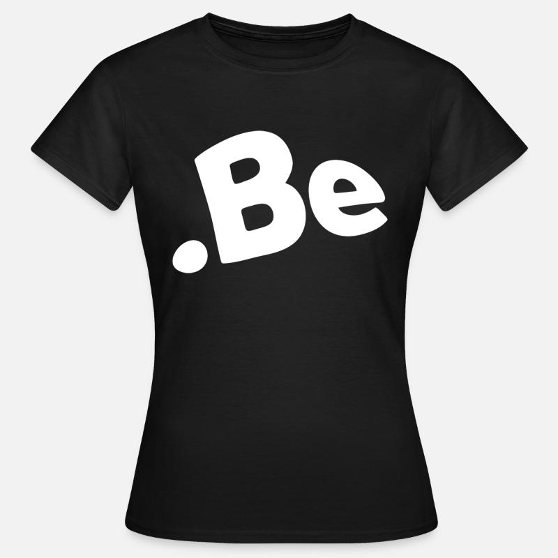 Belgique Code internet du pays - T-shirt Femme - noir