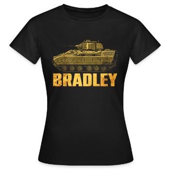 Véhicule de combat d’infanterie Bradley - T-shirt Femme - noir - Devant - AI Model Female 172 dark (172cm)