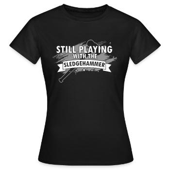 Hausabriss und Renovierungs Design - Frauen T-Shirt - Schwarz - Vorne - AI Model Female 172 dark (172cm)
