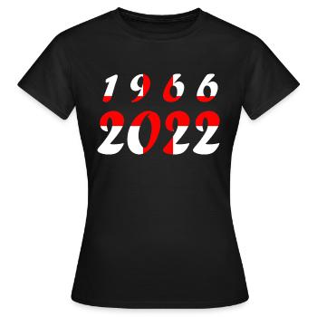 Équipe nationale Angleterre - T-shirt Femme - noir - Devant - AI Model Female 172 dark (172cm)