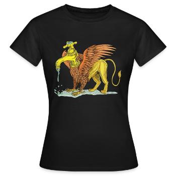 LE ROBINET - T-shirt Femme - noir - Devant - AI Model Female 172 dark (172cm)