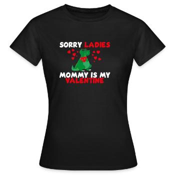 Désolé mesdames pourrir wthie - T-shirt Femme - noir - Devant - AI Model Female 172 dark (172cm)