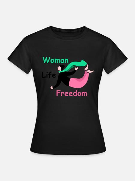 Woman Life Freedom - Women's T-Shirt - black