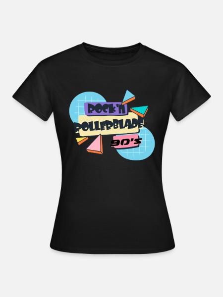 Rock n Rollerblade - T-shirt Femme - noir