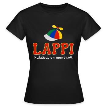 Lappland-Einladungen müssen weg - Frauen T-Shirt - Schwarz - Vorne - AI Model Female 172 dark (172cm)