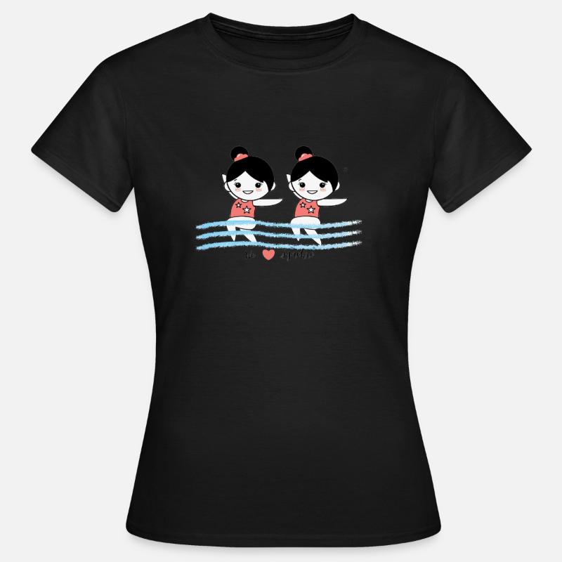 Kids in Synchro - Women's T-Shirt - black