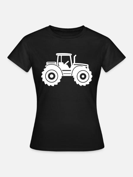 Traktor - Frauen T-Shirt - Schwarz