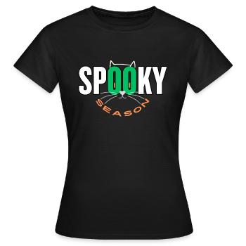 Saison effrayante - T-shirt Femme - noir - Devant - AI Model Female 172 dark (172cm)