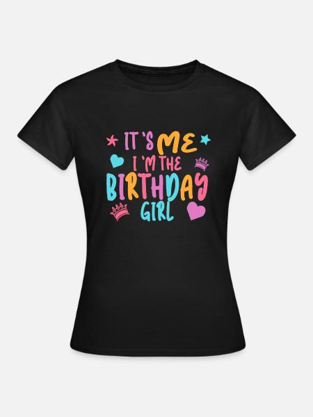 Fille d’anniversaire - T-shirt Femme - noir