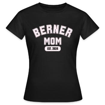 Bernese Mountain Dog Modern Dog Mom - Women's T-Shirt - black - Front - AI Model Female 172 dark (172cm)