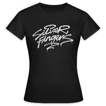 Silver fingers - T-shirt Femme - noir - Devant - AI Model Female 172 dark (172cm)