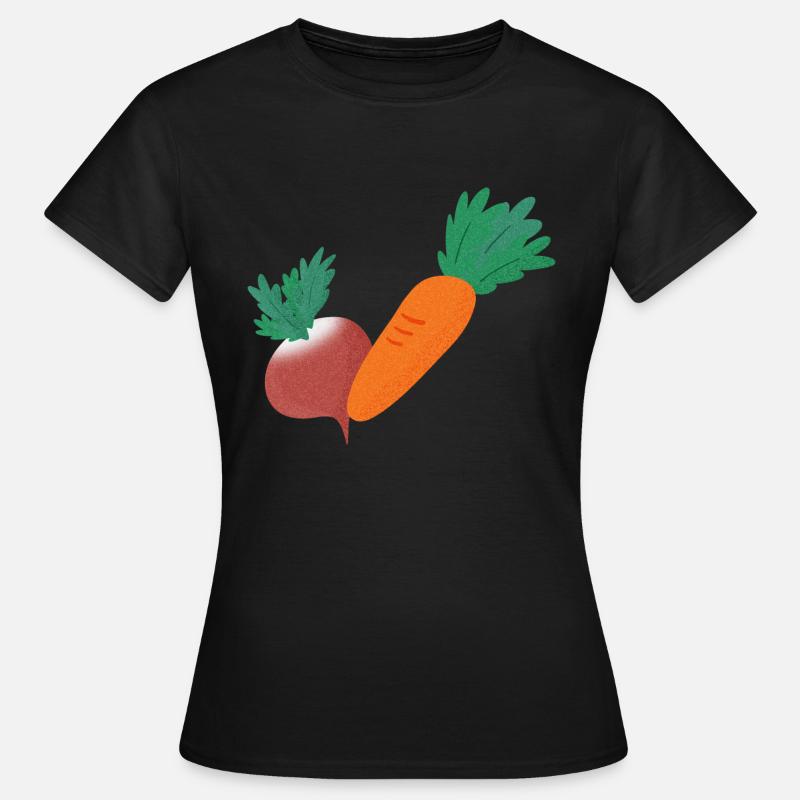 Radish & Carrot - Women's T-Shirt - black