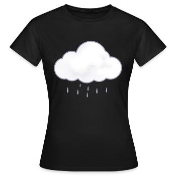 Nimbus - T-shirt Femme - noir - Devant - AI Model Female 172 dark (172cm)