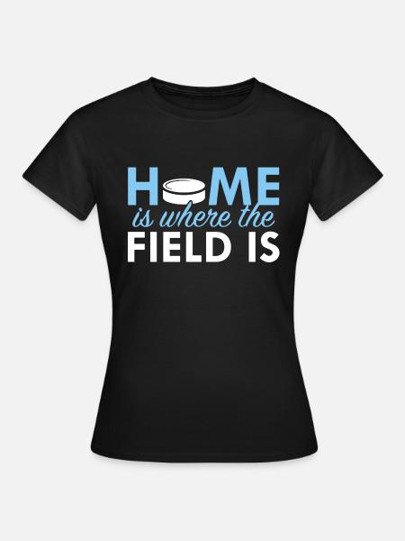 Feld Hockey Shirt - Frauen T-Shirt - Schwarz