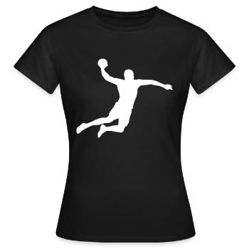 Handball joueurs Handball Club club club - T-shirt Femme - noir - Devant - AI Model Female 172 dark (172cm)