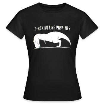 Design amusant - T-shirt Femme - noir - Devant - AI Model Female 172 dark (172cm)