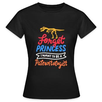 Futurs paléontologues paléontologie dinosaures - T-shirt Femme - noir - Devant - AI Model Female 172 dark (172cm)