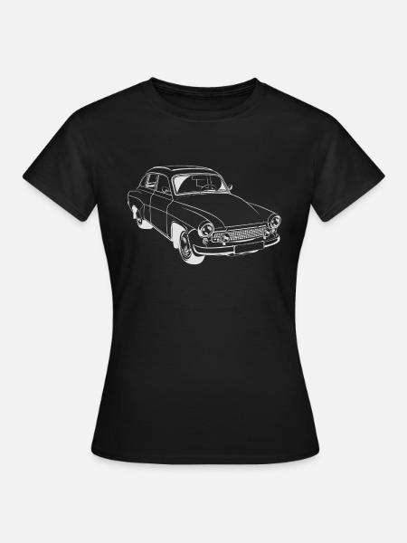 PKW Wartburg 311 Limousine - Frauen T-Shirt - Schwarz
