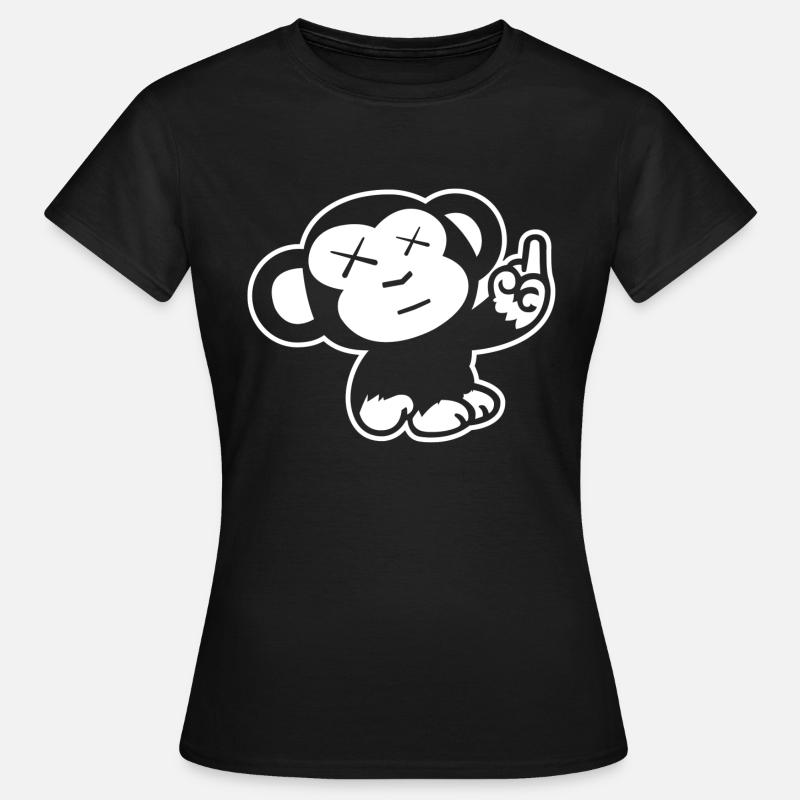 JDM Monkey - Women's T-Shirt - black