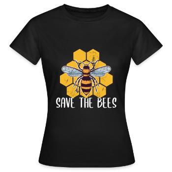 Imker Speichern Sie das Bienen-Imkereigeschenk - Frauen T-Shirt - Schwarz - Vorne - AI Model Female 172 dark (172cm)