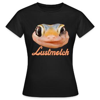 Lustmolch - T-shirt Femme - noir - Devant - AI Model Female 172 dark (172cm)