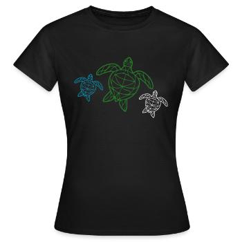 Diving Dive Dive - Women's T-Shirt - black - Front - AI Model Female 172 dark (172cm)