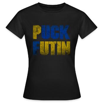 Puck Futin - Frauen T-Shirt - Schwarz - Vorne - AI Model Female 172 dark (172cm)
