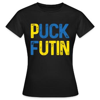 Puck Futin - Frauen T-Shirt - Schwarz - Vorne - AI Model Female 172 dark (172cm)