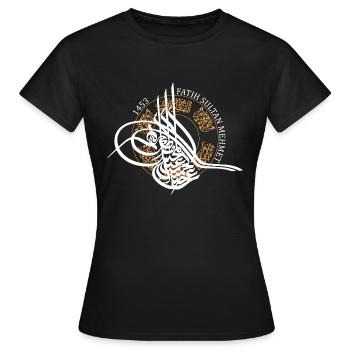 Fatih Sultan Mehmet - Women's T-Shirt - black - Front - AI Model Female 172 dark (172cm)