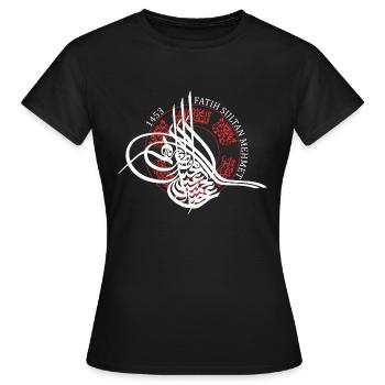 Fatih Sultan Mehmet - Women's T-Shirt - black - Front - AI Model Female 172 dark (172cm)